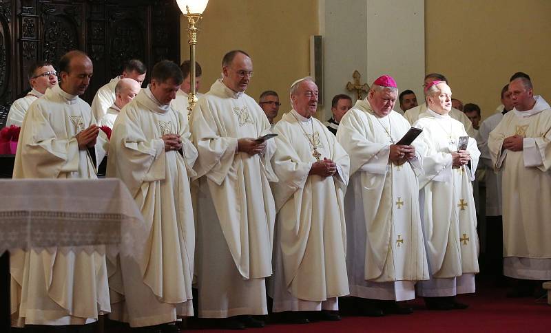 Litoměřický biskup Jan Baxant slavil kulaté narozeniny.