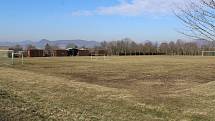 Fotbalové hřiště na okraji Siřejovic.