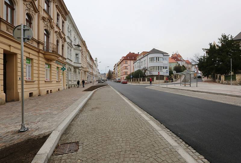 Palachova ulice má za sebou první část rekonstrukce. Nyní probíhá druhá etapa oprav.