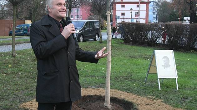 V Roudnici n.L. zasadili lípu na počest Václava Havla 