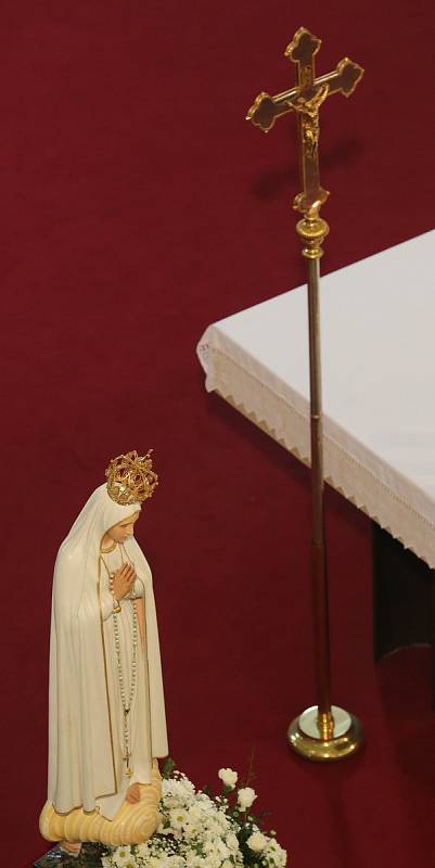 Milostná socha Panny Marie Fatimské zavítala do Litoměřic.