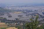 Povodně vyfocené z Lovoše