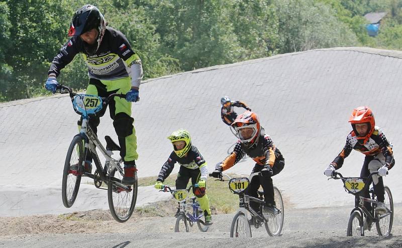 Závody České BMX ligy v bikrosu v Litoměřicích