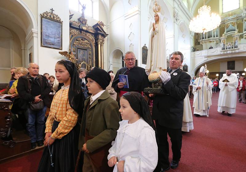 Milostná socha Panny Marie Fatimské zavítala do Litoměřic.