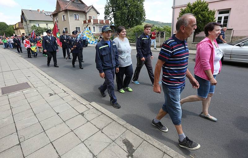 Křešice oslavily výročí 960 let od první písemné zmínky o obci, místní dobrovolní hasiči navíc 140 let činnosti