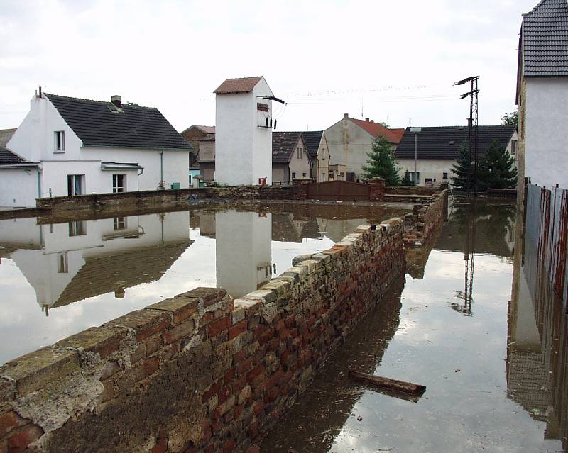 Povodeň v roce 2002 na Litoměřicku.