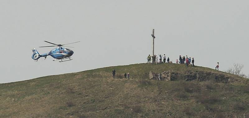 Nehoda paraglidisty u Radobýlu