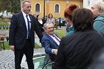 Prezident Miloš Zeman navštívil obec Lukavec