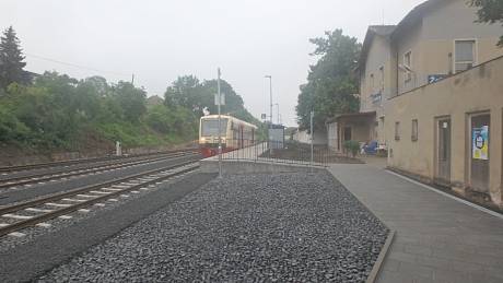 Železniční úsek Žalhostice – Litoměřice horní nádraží