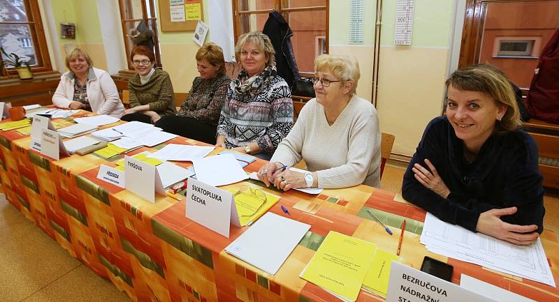 Prezidentské volby v Třebenicích na Lovosicku. Sobota 13. ledna