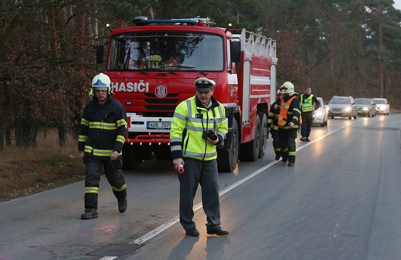 Sobotní nehoda u Vědomic