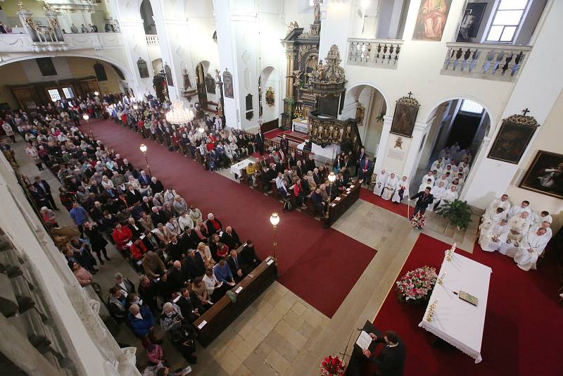 Litoměřický biskup Jan Baxant slavil kulaté narozeniny.