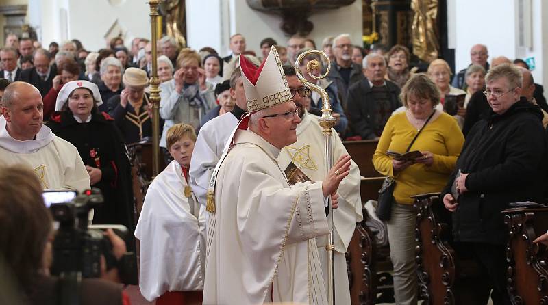 Litoměřický biskup Jan Baxant slavil kulaté narozeniny.