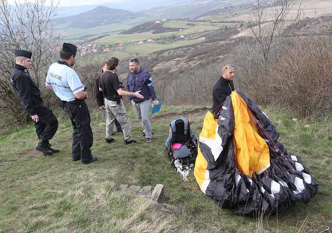 Nehoda paraglidisty u Radobýlu