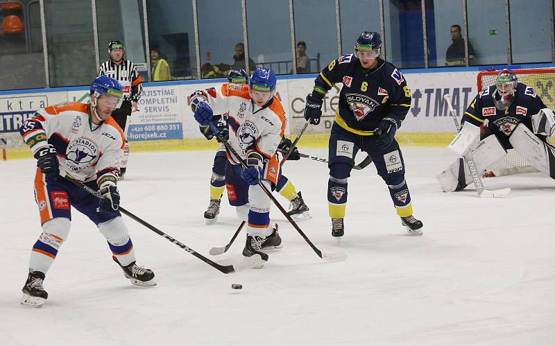 Hokejové derby mezi Litoměřicemi a Ústím nad Labem.