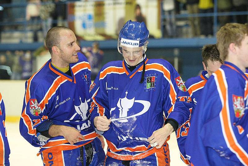 HC Stadion Litoměřice - HC Bobři Valašské Meziříčí - rozhodující zápas kvalifikace o 1. ligu.