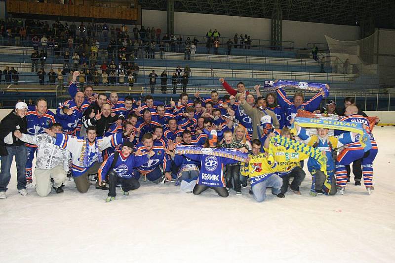 HC Stadion Litoměřice - HC Bobři Valašské Meziříčí - rozhodující zápas kvalifikace o 1. ligu.