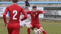 Přípravný fotbalový duel ČR U16 - Švýcarsko U16 1:1.