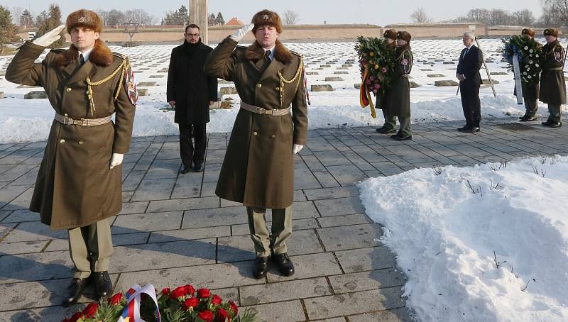 Uctění památky obětí holocaustu v Litoměřicích