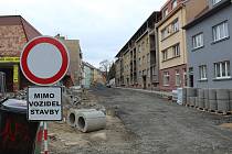 Riegrova ulice v Roudnici nad Labem prochází kompletní obnovou.