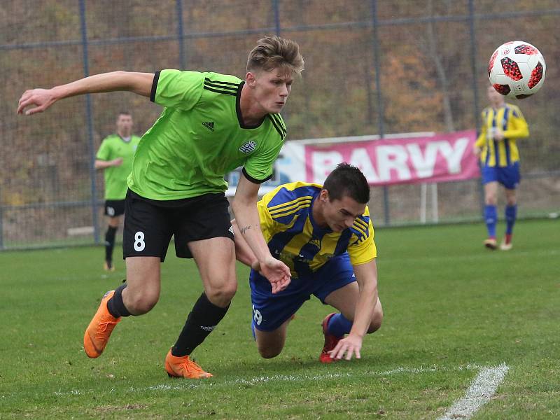 Fotbalový zápas FK Litoměřicko a Vyšehrad, ČFL 2018/2019