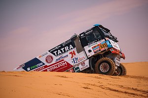 Jaroslav Valtr skončil v deváté etapě Dakaru na výborné třetí pozici. Foto: Buggyra media
