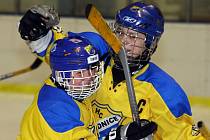 RADOST. Roudnické hokejové naděje se mohly radovat, v turnaji obsadily pěknou třetí příčku. 