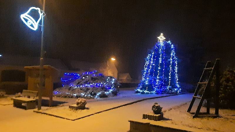Vánoční strom v Brňanech