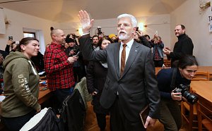 Prezidentský kandidát Petr Pavel doma v Černoučku. Pátek 27. ledna