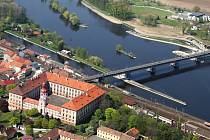 Roudnice nad Labem s tamním zámkem