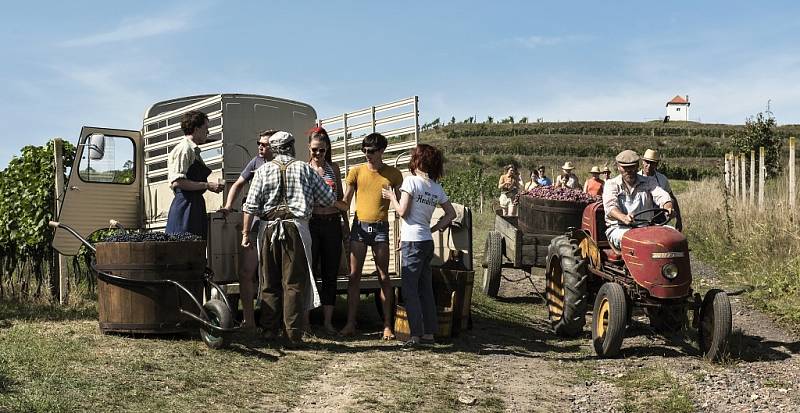 Natáčení filmu Jan Palach ve Velkých Žernosekách. Hlavní postavu ztvárnil Viktor Zavadil