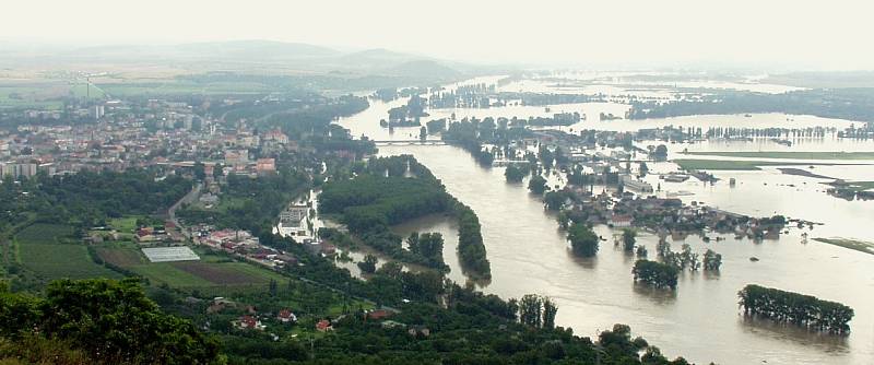 Povodeň v roce 2002 na Litoměřicku.