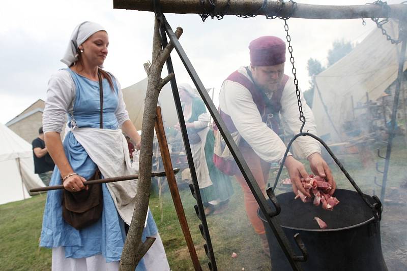 Historická bitva v Budyni nad Ohří.