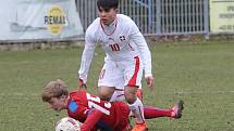 Přípravný fotbalový duel ČR U16 - Švýcarsko U16 1:1.