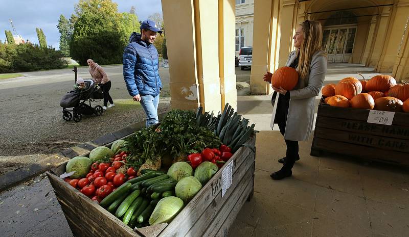 V sobotu proběhl podzimní trh na zámku v Ploskovicích.