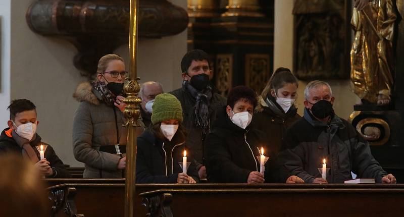 Velikonoční vigilie v Litoměřicích.