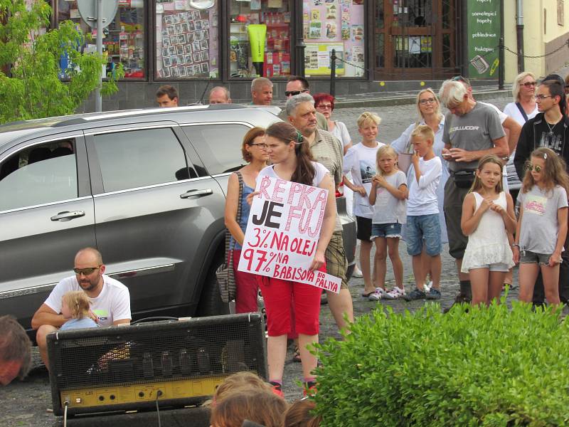 Demonstrace v Roudnici nad Labem, 11. června 2019