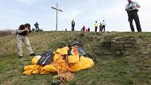 Nehoda paraglidisty u Radobýlu