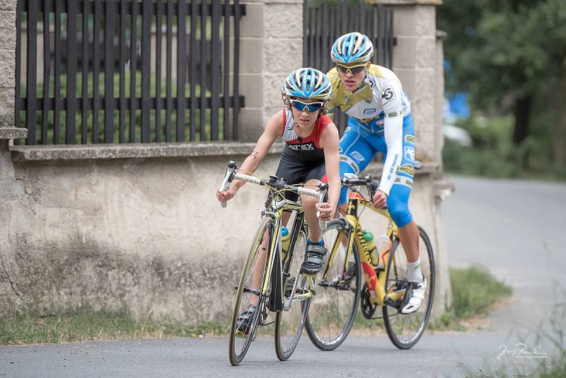 Kocourovský triatlon 2017 (0,2 - 17 - 5 km). 