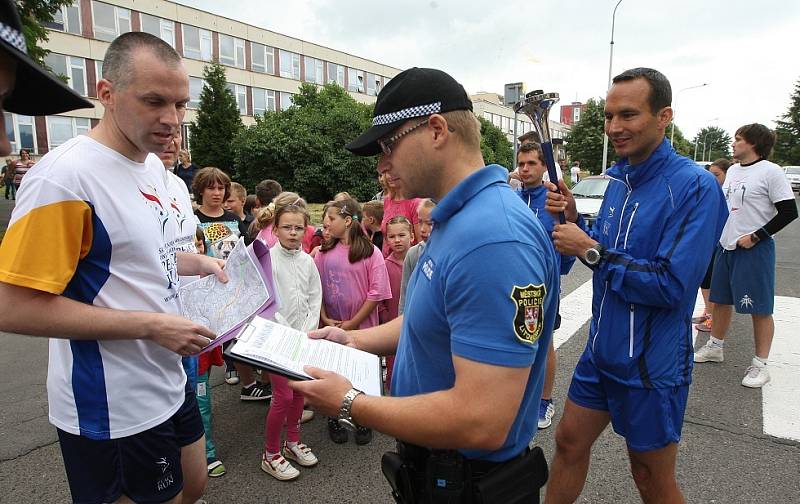 Štafeta za mír proběhla Litoměřicemi i Roudnicí