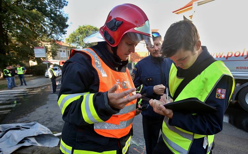 Na litoměřickém zimním stadionu proběhlo cvičení na téma úniku čpavku z chladícího systému