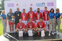 Zaměstnanecká liga Deníku: čtvrtý semifinalový turnaj druhého ročníku hostil sportovní areál Pod Lipou v Roudnici nad Labem.