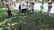 Litoměřický Dům dětí Rozmarýn v parku připravil ukázky zájmových kroužků