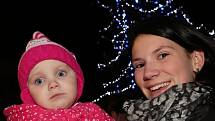 Rozsvícení vánočního stromu ve Štětí