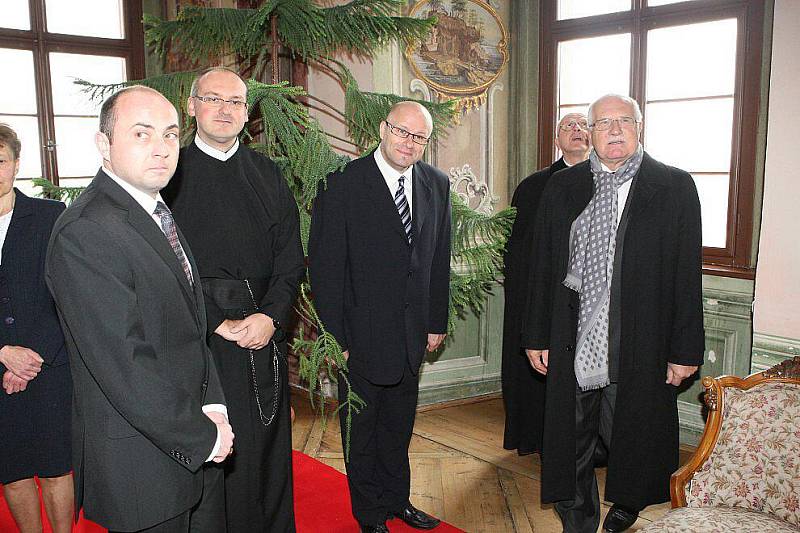 Prezidentský pár na Litoměřicku - Litoměřice.