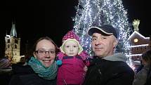 Rozsvícení vánočního stromu v Litoměřicích