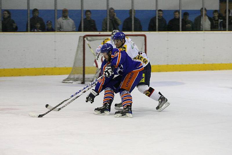 HC Stadion Litoměřice - HC Bobři Valašské Meziříčí - rozhodující zápas kvalifikace o 1. ligu.