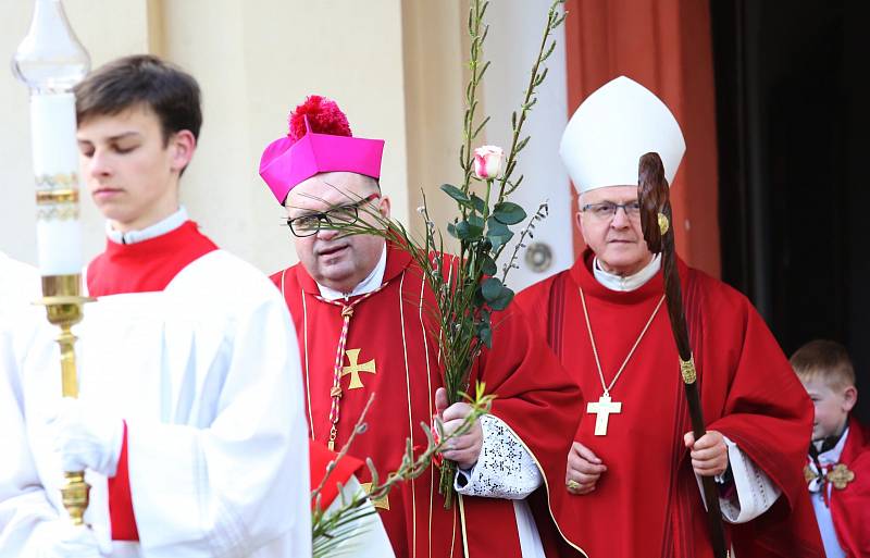 Litoměřice, církev, velikonoce, Květná neděle,