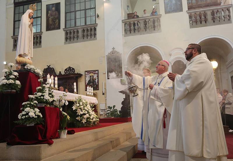 Milostná socha Panny Marie Fatimské zavítala do Litoměřic.