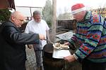 60 litrů polévky uvařil v sobotu 25. listopadu s přáteli Jozef Pásztor.